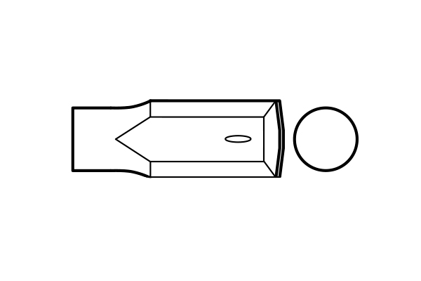 Долото твердосплавное для пневматического инструмента Comprag D19, длина 330 (18194001)